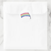 Rainbow Pride Flag Ronde Sticker (Tas)