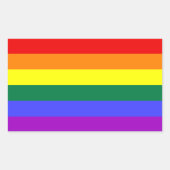 Rainbow Pride Flag Sticker (Devant)