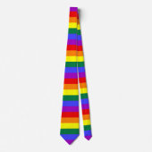 Rainbow Pride Flag Stropdas (Voorkant)
