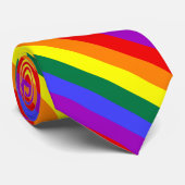 Rainbow Pride Flag Stropdas (Opgerold)