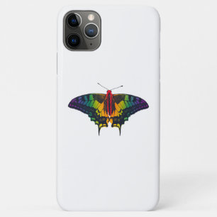 Rainbow Pride Flag Swallowtail Butterfly iPhone 11 Pro Max Hoesje