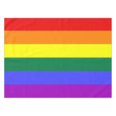 Rainbow Pride Flag Tafelkleed (Voorkant (Horizontaal))