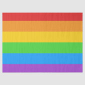 Rainbow Pride Flag Tissuepapier (Voorkant)