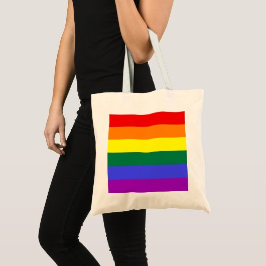 Rainbow Pride Flag Tote Bag (Voorkant (product))