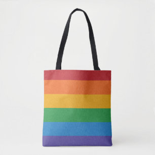 Rainbow Pride Flag Tote Bag