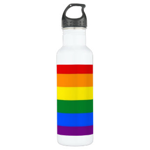 Rainbow Pride Flag Waterfles