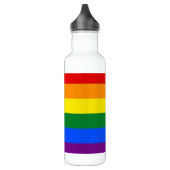 Rainbow Pride Flag Waterfles (Links)