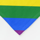 Rainbow Pride Fleece Deken (Hoek)