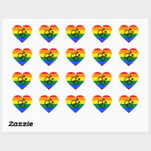 Rainbow Pride Heart Sticker (Vel)