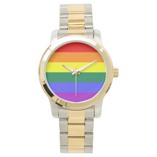 Rainbow Pride Horloge (Voorkant)