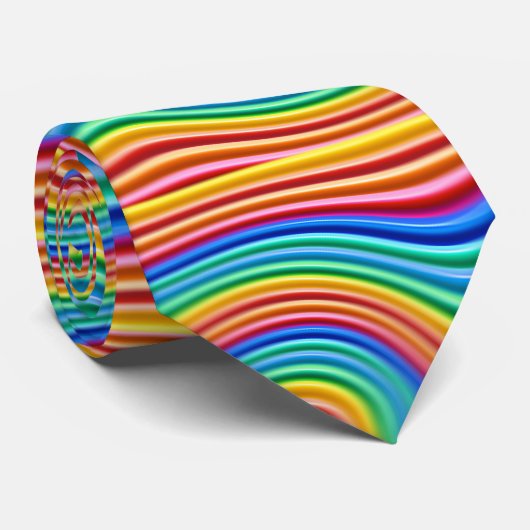 Rainbow Pride Initiaal Stropdas (Opgerold)