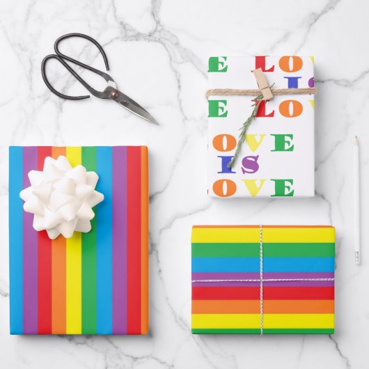 "Rainbow Pride"  Inpakpapier Vel (Voorkant)