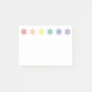 Rainbow Pride Kerstmis Post-it® Notes