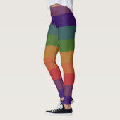 Rainbow Pride-Leggings met "frag"-stijl Leggings (Links)