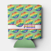 Rainbow Pride Lips Blikjeskoeler (Achterkant)