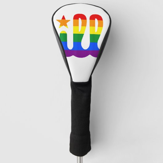 Rainbow Pride Love Philadelphia Philly Gay Pri Golfheadcover (Voorkant)