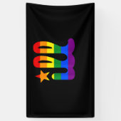 Rainbow Pride Love Philadelphia Philly Gay Pri Spandoek (Verticaal)