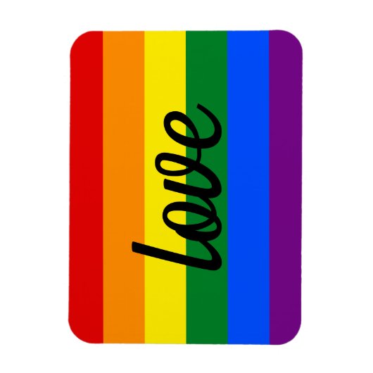 Rainbow Pride Magneet (Verticaal)