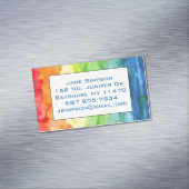 Rainbow Pride Magnetisch Visitekaartje (Voorbeeld)