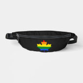 Rainbow pride maple leaf  (Recto)