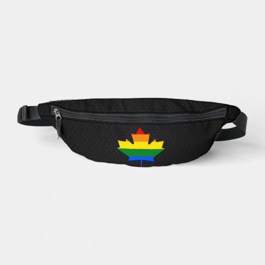 Rainbow pride maple leaf  (Recto)