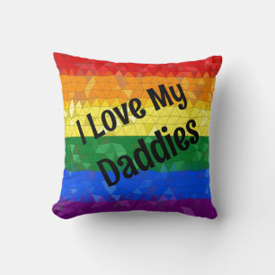 Rainbow Pride Mosaic Love Daddies Kussen
