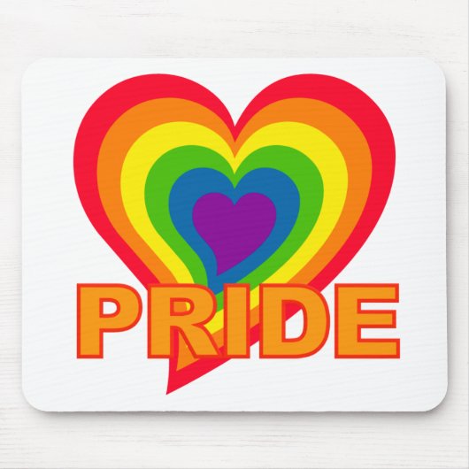 Rainbow Pride mousepad Muismat (Voorkant)