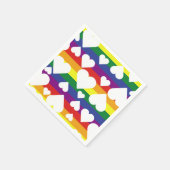 Rainbow Pride Napkins Servet (Hoek)