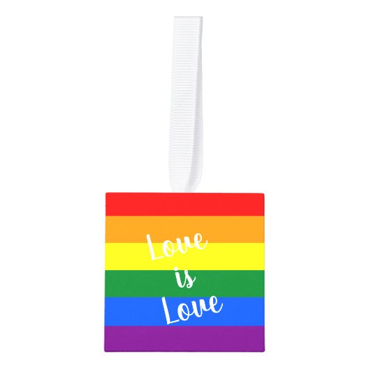Rainbow Pride Ornament (Voorkant)