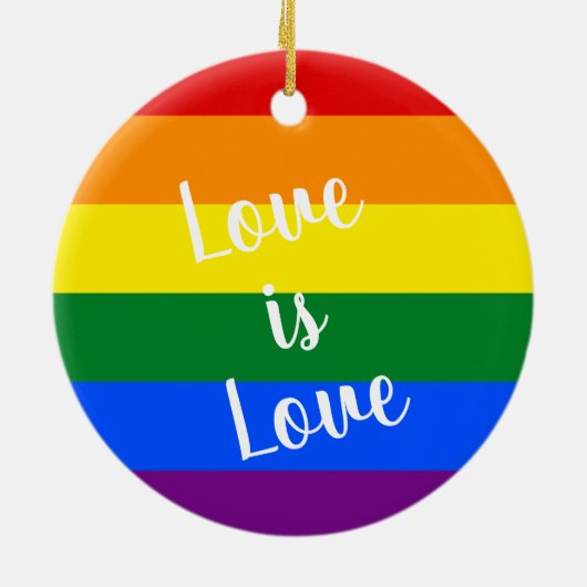 Rainbow Pride Ornament (Achterkant)