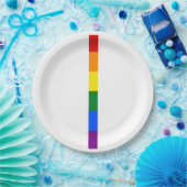 Rainbow Pride Papieren Bordje (Feest)
