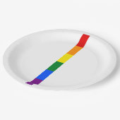 Rainbow Pride Papieren Bordje (Gekanteld)