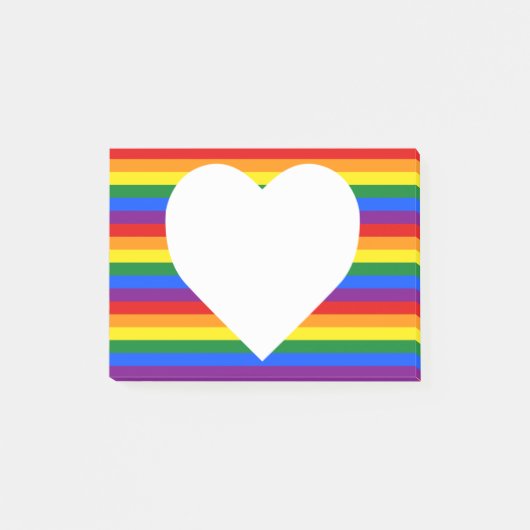 Rainbow Pride Post-it Notes (Voorkant)