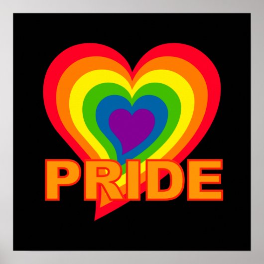 Rainbow Pride-poster Poster (Voorkant)