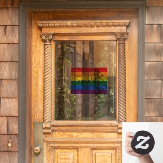 Rainbow Pride Raamsticker (Huis Deur)