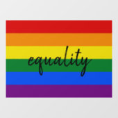 Rainbow Pride Raamsticker (Vel)