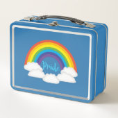Rainbow Pride Retro Nostalgia Lunchbox (Voorkant)