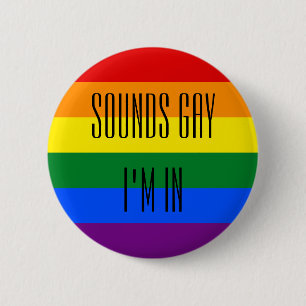 Rainbow Pride Ronde Button 5,7 Cm