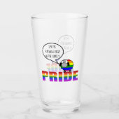 Rainbow Pride Sheep Glass Tumbler (Voorkant)
