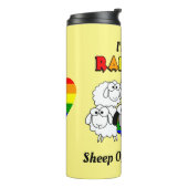 Rainbow Pride Sheep Thermosbeker (Gedraaid links)