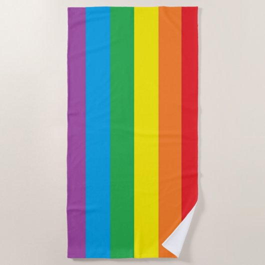 "Rainbow Pride" Strandlaken (Voorkant)