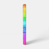 Rainbow Pride Stripes Colorful Fun Initiaal Name Samsung Galaxy Hoesje (Linkerkant)