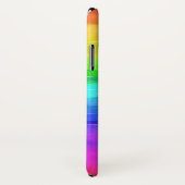 Rainbow Pride Stripes Waterverf Fun Initiaal Naam Case-Mate iPhone Case (Achterkant / rechts)