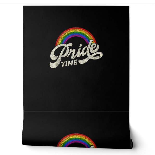 Rainbow, Pride Time, LHBT-Tanktop Behang (Afrollen)