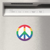 Rainbow Pride Vredesbord Koelkast Magnet Magneet (Insitu (Vaatwasser))