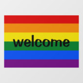 Rainbow Pride Window Cling Raamsticker (Vel)