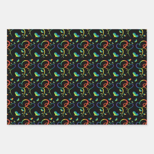 Rainbow Pride Wrapping Paper Sheets (Voorkant)