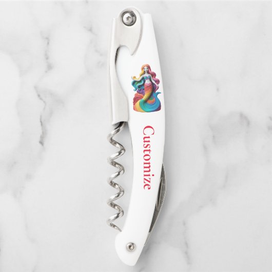 Rainbow Pride Zeemeermin Thunder_Cove Kurkentrekker (Voorkant)