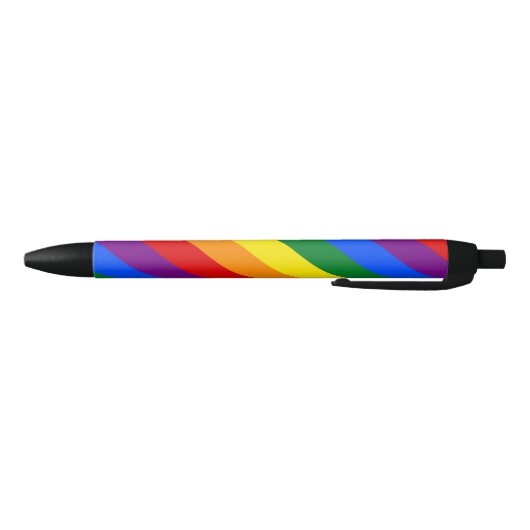 Rainbow Pride Zwarte Inkt Pen (Bodem)
