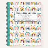 Rainbow Primary Composition Notitieboek Story Jour (Voorkant)
